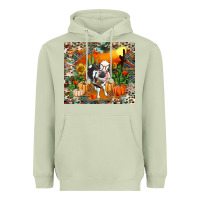 Matcha Fall baby cow Heavyweight Hoodie - RanaPortraitStore