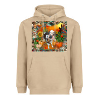 Mushroom Fall baby cow Heavyweight Hoodie - RanaPortraitStore