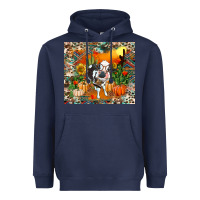 Navy Fall baby cow Heavyweight Hoodie - RanaPortraitStore