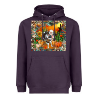 Plum Fall baby cow Heavyweight Hoodie - RanaPortraitStore