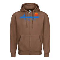 Chestnut amity island 1975 Zipper Hoodie - artisFamous