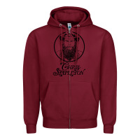 Burgundy chris stapleton Zipper Hoodie - artisFamous