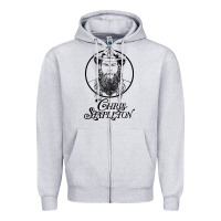 Heather Grey chris stapleton Zipper Hoodie - artisFamous