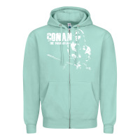 Seafoam conan the barbarian vintage Zipper Hoodie - artisFamous