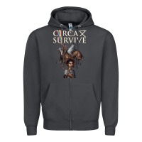 Smoke Circa Survive Zipper Hoodie - artisFamous
