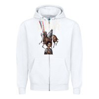 White Circa Survive Zipper Hoodie - artisFamous