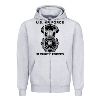 Air Force Security Forces Zipper Hoodie | Teevron