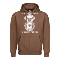Chestnut air force security forces Zipper Hoodie - artisFamous
