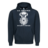 Navy air force security forces Zipper Hoodie - artisFamous