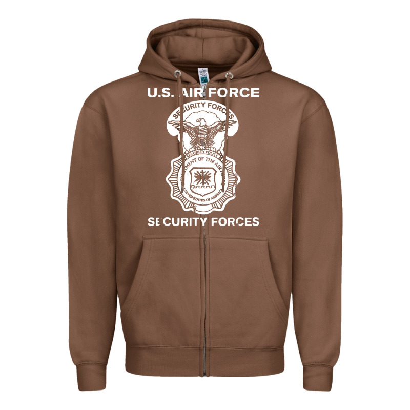 Air Force Security Forces Zipper Hoodie by artisFamous | Teevron