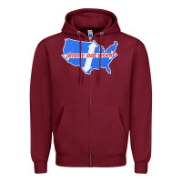 Burgundy Jimmy Eat World Zipper Hoodie - artisFamous