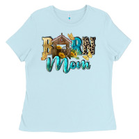 Baby Blue Barn mom Mother's Day Ladies Tee - FaDigitalArtStudio