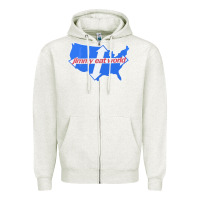 Oatmeal Heather Jimmy Eat World Zipper Hoodie - artisFamous