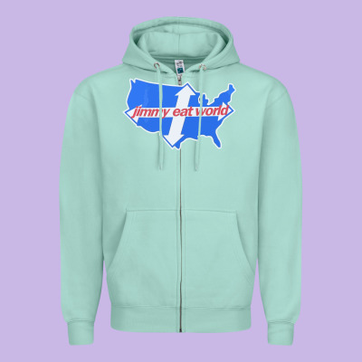 Jimmy Eat World Zipper Hoodie Designed By Artisfamous