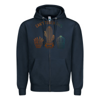 Navy cool cactus Zipper Hoodie - artisFamous