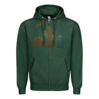 Sports Green cool cactus Zipper Hoodie - artisFamous
