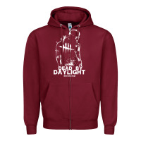 Burgundy dead by daylight Zipper Hoodie - artisFamous