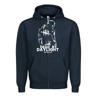 Navy dead by daylight Zipper Hoodie - artisFamous