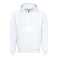 White dead by daylight Zipper Hoodie - artisFamous