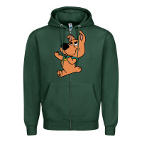 Sports Green scrappy doo fists Zipper Hoodie - artisFamous
