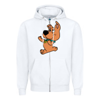 White scrappy doo fists Zipper Hoodie - artisFamous