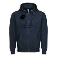 Navy herd what herd Zipper Hoodie - artisFamous