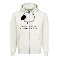 Oatmeal Heather herd what herd Zipper Hoodie - artisFamous