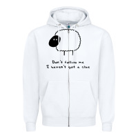 White herd what herd Zipper Hoodie - artisFamous
