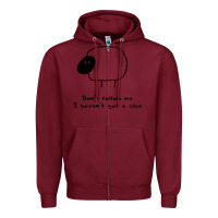 Burgundy herd what herd Zipper Hoodie - artisFamous