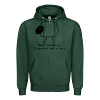 Sports Green herd what herd Zipper Hoodie - artisFamous