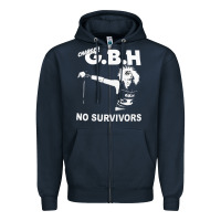 Navy gbh 07 Zipper Hoodie - artisFamous
