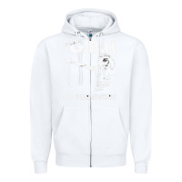 White gbh 07 Zipper Hoodie - artisFamous