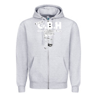 Heather Grey gbh 03 Zipper Hoodie - artisFamous