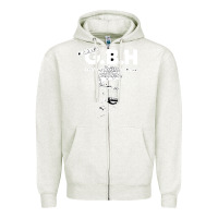Oatmeal Heather gbh 03 Zipper Hoodie - artisFamous
