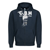 Navy gbh 03 Zipper Hoodie - artisFamous