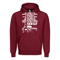 Burgundy fast and furious Zipper Hoodie - artisFamous