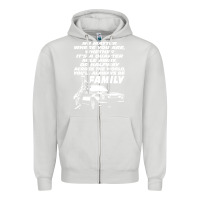 Dove Grey fast and furious Zipper Hoodie - artisFamous