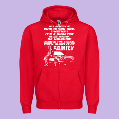 Fast And Furious Zipper Hoodie Designed By Artisfamous