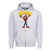 Crash Bandicoot Zipper Hoodie | Teevron
