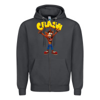 Smoke crash bandicoot Zipper Hoodie - artisFamous