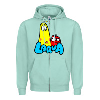 Seafoam larva cartoon Zipper Hoodie - artisFamous