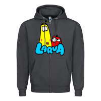 Smoke larva cartoon Zipper Hoodie - artisFamous