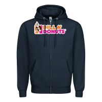 Dilla' Donuts Zipper Hoodie | Teevron