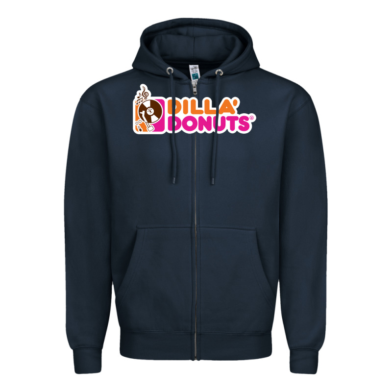Dilla' Donuts Zipper Hoodie by artisFamous | Teevron