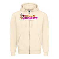 Sandshell dilla' donuts Zipper Hoodie - artisFamous
