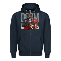 Navy doom breakfast patrol Zipper Hoodie - artisFamous