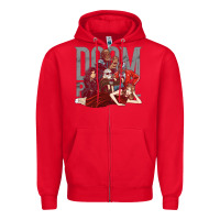 Red doom breakfast patrol Zipper Hoodie - artisFamous