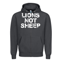 Smoke lions not sheep Zipper Hoodie - artisFamous