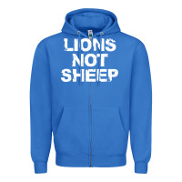 True Royal lions not sheep Zipper Hoodie - artisFamous