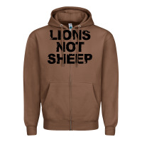 Chestnut lions not sheep Zipper Hoodie - artisFamous